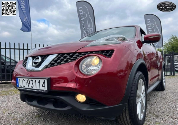 Nissan Juke cena 48500 przebieg: 144000, rok produkcji 2015 z Radymno małe 781